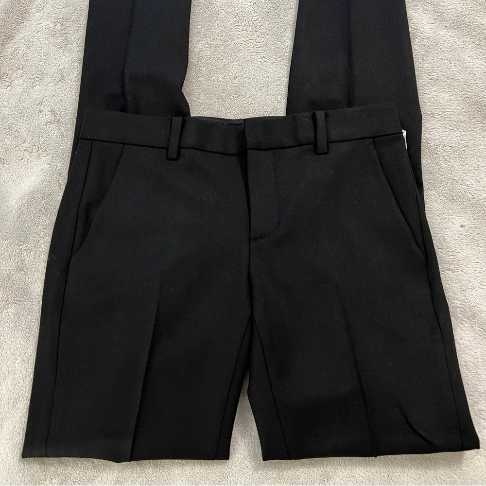 Helmut Lang skinny black pants alloy wool. New with tags, have a starch. Size 0